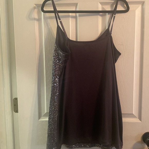 Vanity essentials spaghetti strap womens xl camisole sequins - Picture 2 of 3